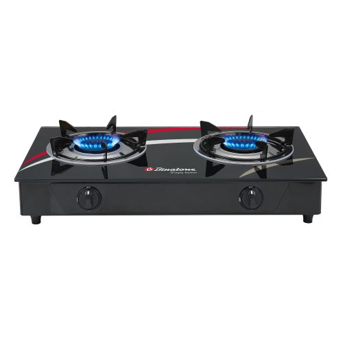 Binatone Table Top Glass Finish Gas Cooker (GGC-002) – Black